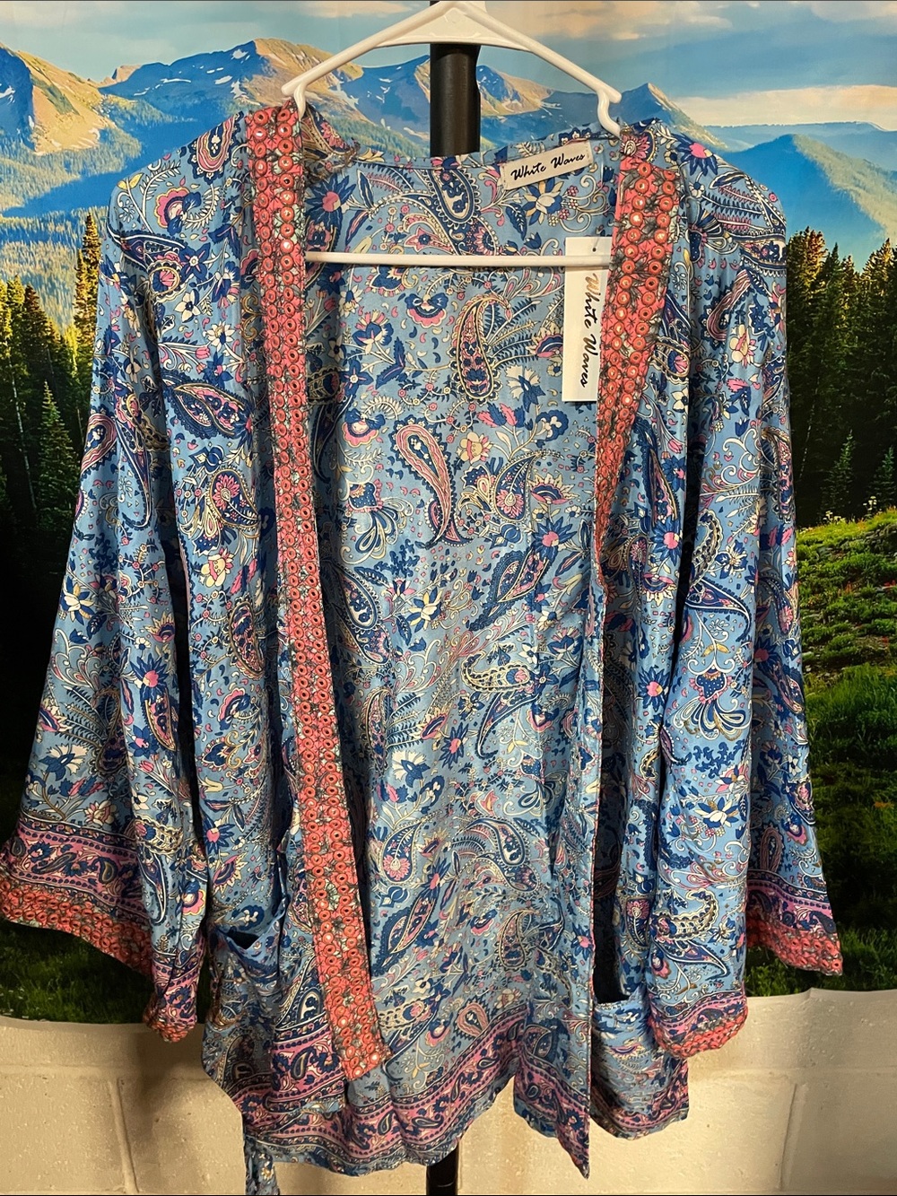 White Waves kimono